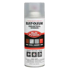 Rust-Oleum Industrial Choice 1600 System Multi-Purpose Enamel Spray Crystal Clear