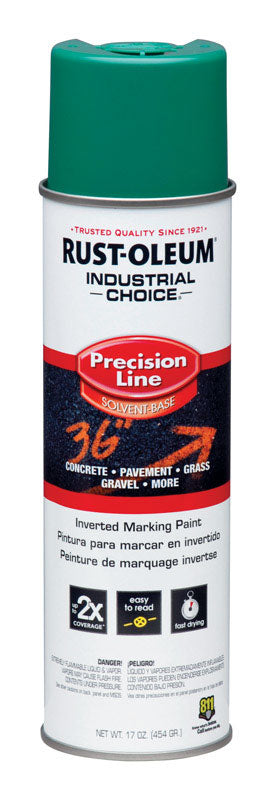 Rust-Oleum Industrial Choice M1600 System SB Precision Line Marking Paint Safety Green