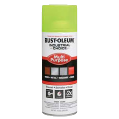 Rust-Oleum Industrial Choice 1600 System Multi-Purpose Enamel Spray Fluorescent Yellow