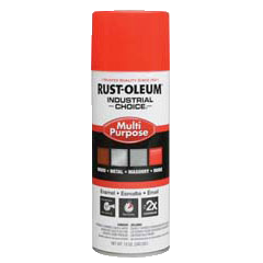 Rust-Oleum Industrial Choice 1600 System Multi-Purpose Enamel Spray Fluorescent Red-Orange