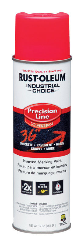 Rust-Oleum Industrial Choice M1600 System SB Precision Line Marking Paint Fluorescent Pink