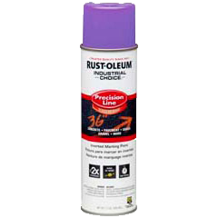 Rust-Oleum Industrial Choice M1600 System SB Precision Line Marking Paint Fluorescent Purple