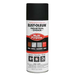 Rust-Oleum Industrial Choice 1600 System Multi-Purpose Enamel Spray Ultra Flat Black