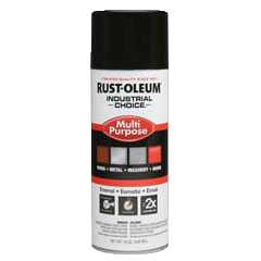 Rust-Oleum Industrial Choice 1600 System Multi-Purpose Enamel Spray Gloss Black