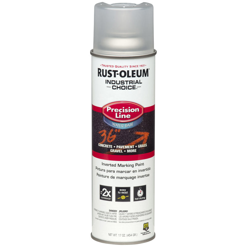 Rust-Oleum Industrial Choice M1800 System Water-Based Precision Line Marking Paint Clear