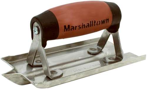 Marshalltown 6" x 3" Stainless Steel Hand Groover 180D