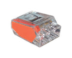 Gardner Bender Orange 3-Port PushGard Push-in Wire Connectors 10-Pack 19-PC3