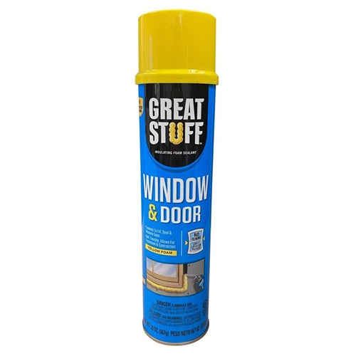 Great Stuff Window & Door Yellow Polyurethane Insulating Foam Sealant 20 Oz 197711