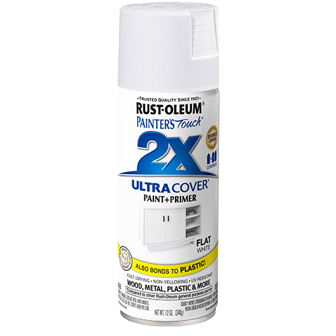 Rust-Oleum Painters Touch Spray Paint Flat White