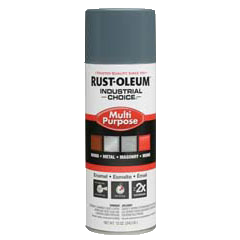 Rust-Oleum Industrial Choice 1600 System Multi-Purpose Enamel Spray Machine Gray