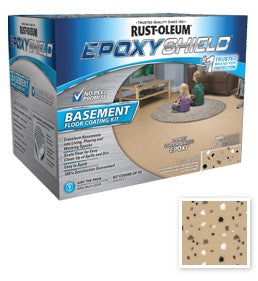 Rust-Oleum EPOXYShield Basement Floor Coating Tan