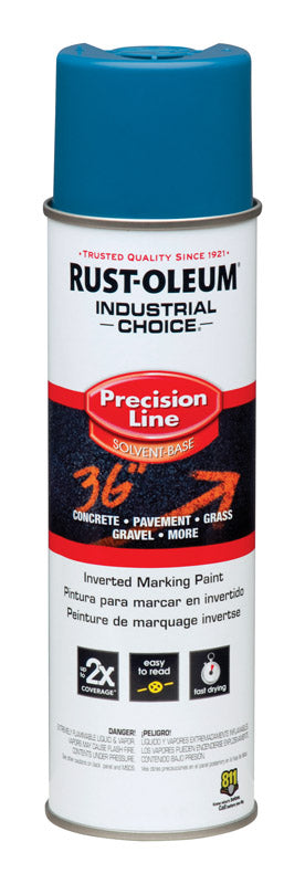 Rust-Oleum Industrial Choice M1600 System SB Precision Line Marking Paint Caution Blue