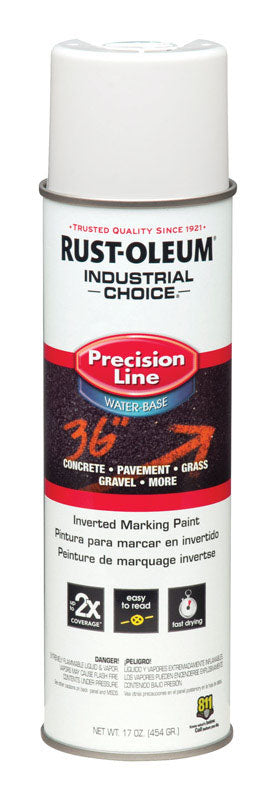 Rust-Oleum Industrial Choice M1800 System Water-Based Precision Line Marking Paint Safety White