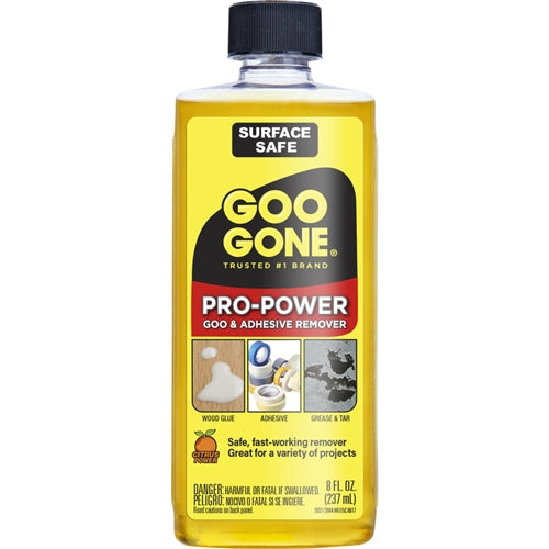 Goo Gone Pro-Power 8 Oz Liquid Adhesive Remover 2037