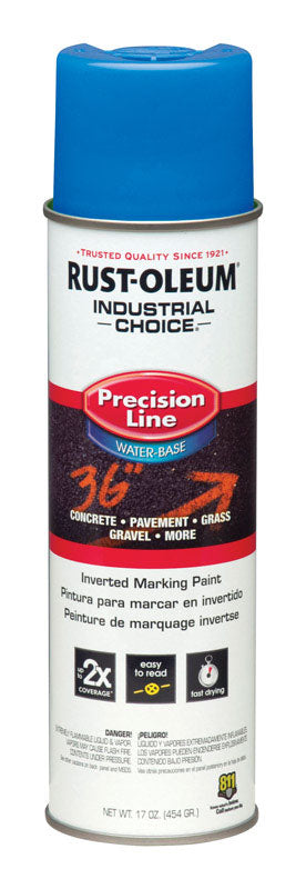 Rust-Oleum Industrial Choice M1800 System Water-Based Precision Line Marking Paint Fluorescent Blue
