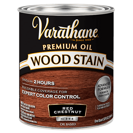 Varathane Premium Wood Stain Quart Red Chestnut