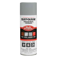 Rust-Oleum Industrial Choice 1600 System Multi-Purpose Enamel Spray ANSI 61 Light Gray