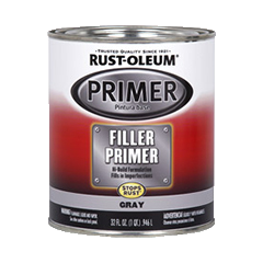 Rust-Oleum Automotive Filler Primer Brush-On Gray Quart 245863
