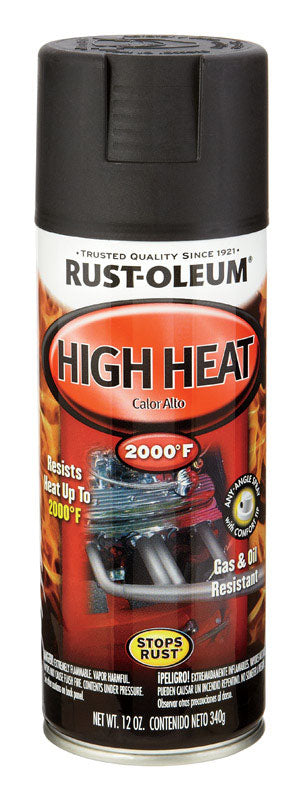 Rust-Oleum Automotive High Heat Spray Paint Flat Black