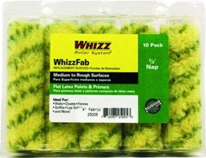 Whizz 4" WhizzFab Fabric Roller Covers 10 Pk 25005