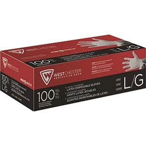 West Chester Industrial Grade Powdered Latex Disposable Gloves