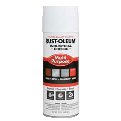 Rust-Oleum Industrial Choice 1600 System Multi-Purpose Enamel Spray Semi-Gloss White