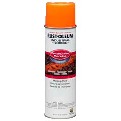Rust-Oleum Industrial Choice M1400 Construction Marking Paint Fluorescent Orange