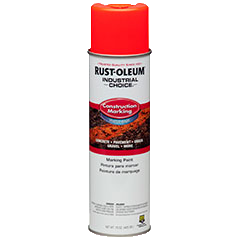 Rust-Oleum Industrial Choice M1400 Construction Marking Paint Fluorescent Red Orange