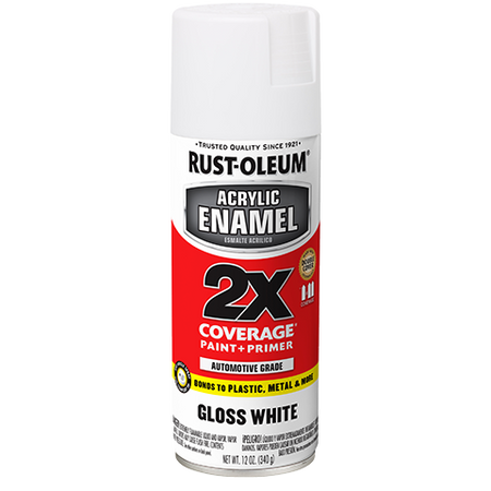 Rust-Oleum Acrylic Automotive Enamel 2X Spray Paint Gloss White