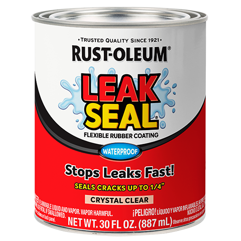 Rust-Oleum LeakSeal Brush Quart Crystal Clear