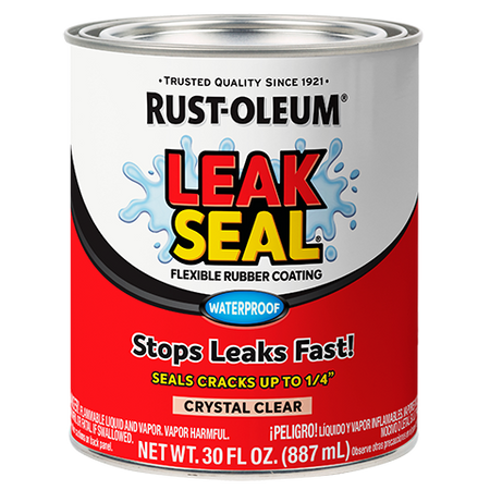 Rust-Oleum LeakSeal Brush Quart Crystal Clear