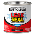 Rust-Oleum LeakSeal Brush Half Pint Black