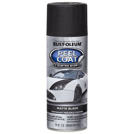 Rust-Oleum Peel Coat Matte Finish Spray Paint Black