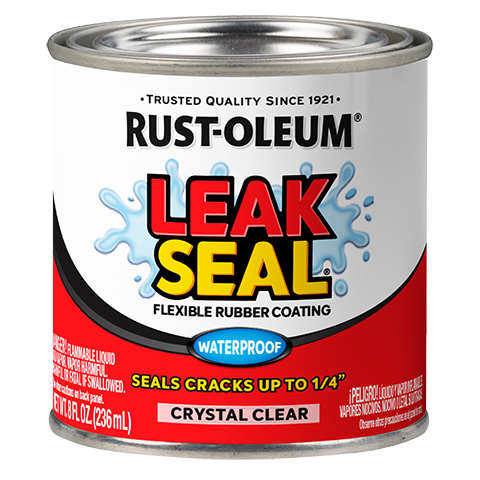 Rust-Oleum LeakSeal Brush Half Pint Crystal Clear
