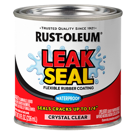 Rust-Oleum LeakSeal Brush Half Pint Crystal Clear