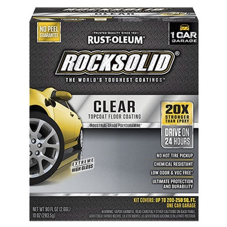 Rust-Oleum RockSolid Polycuramine® Clear Top Coating Kit - 1 Car
