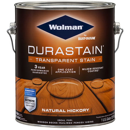 Wolman RainCoat One Coat Transparent Stain (Water-Based) Gallon