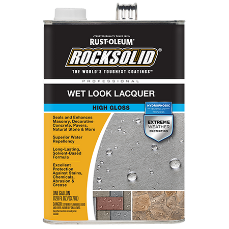 Rust-Oleum RockSolid Wet Look Lacquer High Gloss Gallon 293443