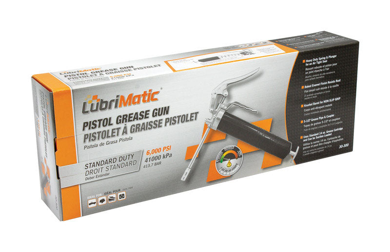 LubriMatic Pistol Grip Manual Grease Gun 14 Oz 30-300