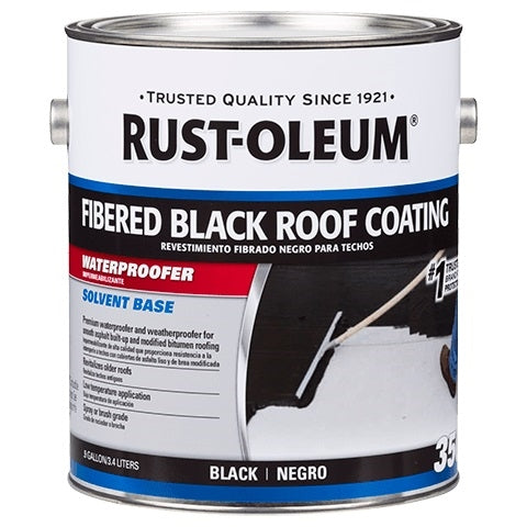 Rust-Oleum 350 Fibered Black Roof Coating