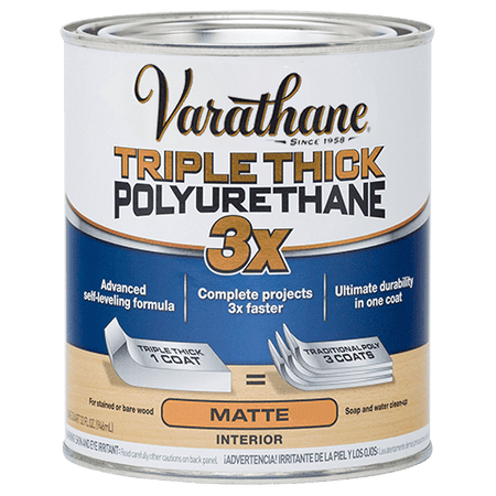Varathane Triple Thick Polyurethane Quart Matte