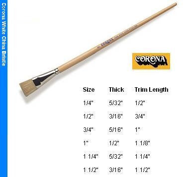 Corona White Fitch Paint Brush 3920