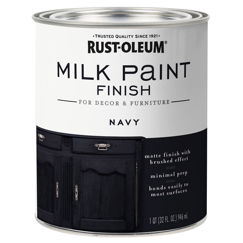 Rust-Oleum Milk Paint Finish Quart Navy