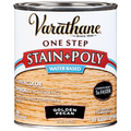 Varathane One Step Stain & Poly Water-Based Quart Golden Pecan