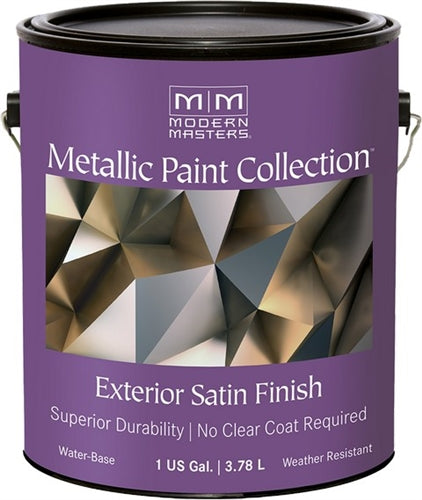 Modern Masters Metallic Exterior Satin Finish Stainless Steel Gallon 
