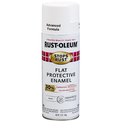 Rust-Oleum Stops Rust Advanced Spray Paint Flat White