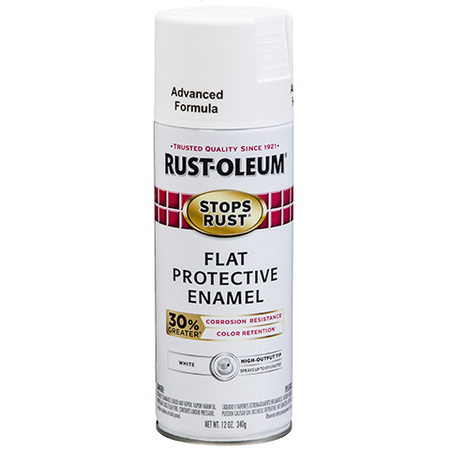 Rust-Oleum Stops Rust Advanced Spray Paint Flat White