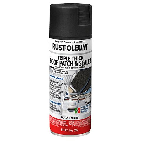 Rust-Oleum Triple Thick Roof Patch & Sealer 13 Oz Spray Black