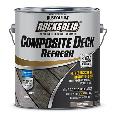 Rust-Oleum RockSolid Composite Deck Refresh Gallon Gray Tone