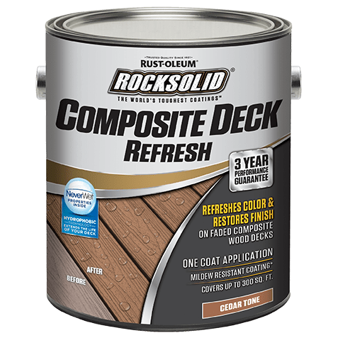 Rust-Oleum RockSolid Composite Deck Refresh Gallon Cedar Tone